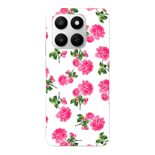 Honor Magic 400 Smart Roses White Transparent Silicone TPU Θήκη